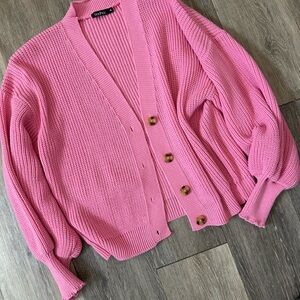Boohoo Pink cardigan